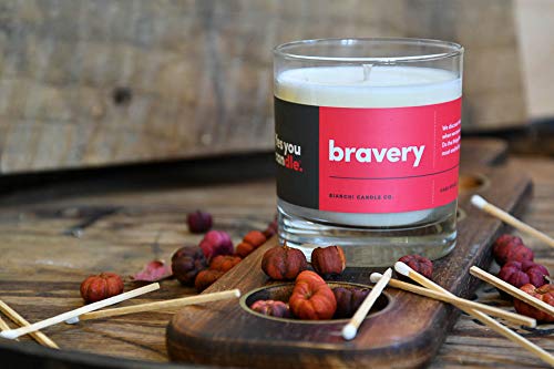 Hope, Inspirational 8oz Highly Scented Candle, Soy, Made in USA, Great Message, Pure Essential Oils, Holiday Gift, Aromatherapy, 100% Pure, Vanilla and Sandalwood