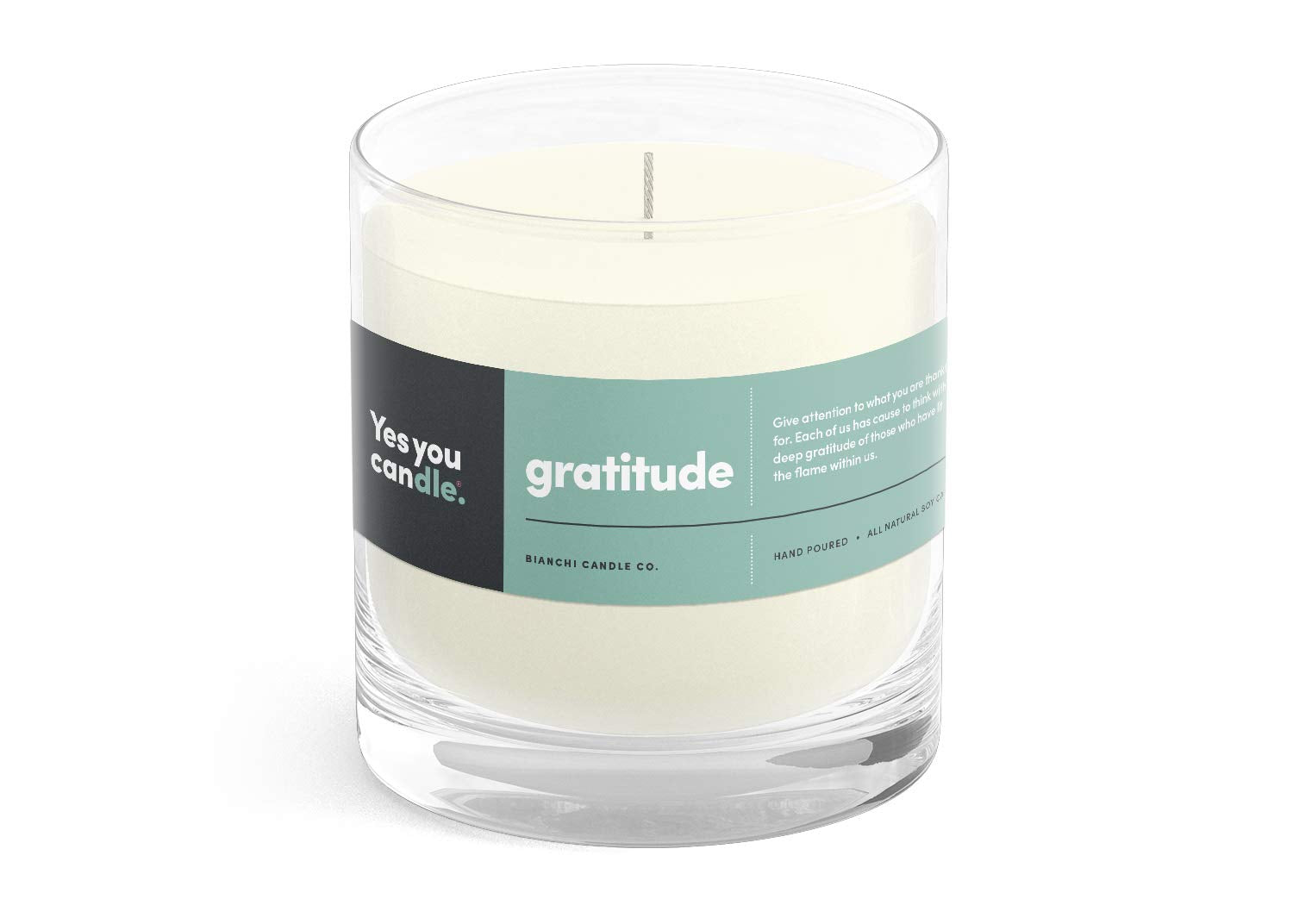 Hope, Inspirational 8oz Highly Scented Candle, Soy, Made in USA, Great Message, Pure Essential Oils, Holiday Gift, Aromatherapy, 100% Pure, Vanilla and Sandalwood