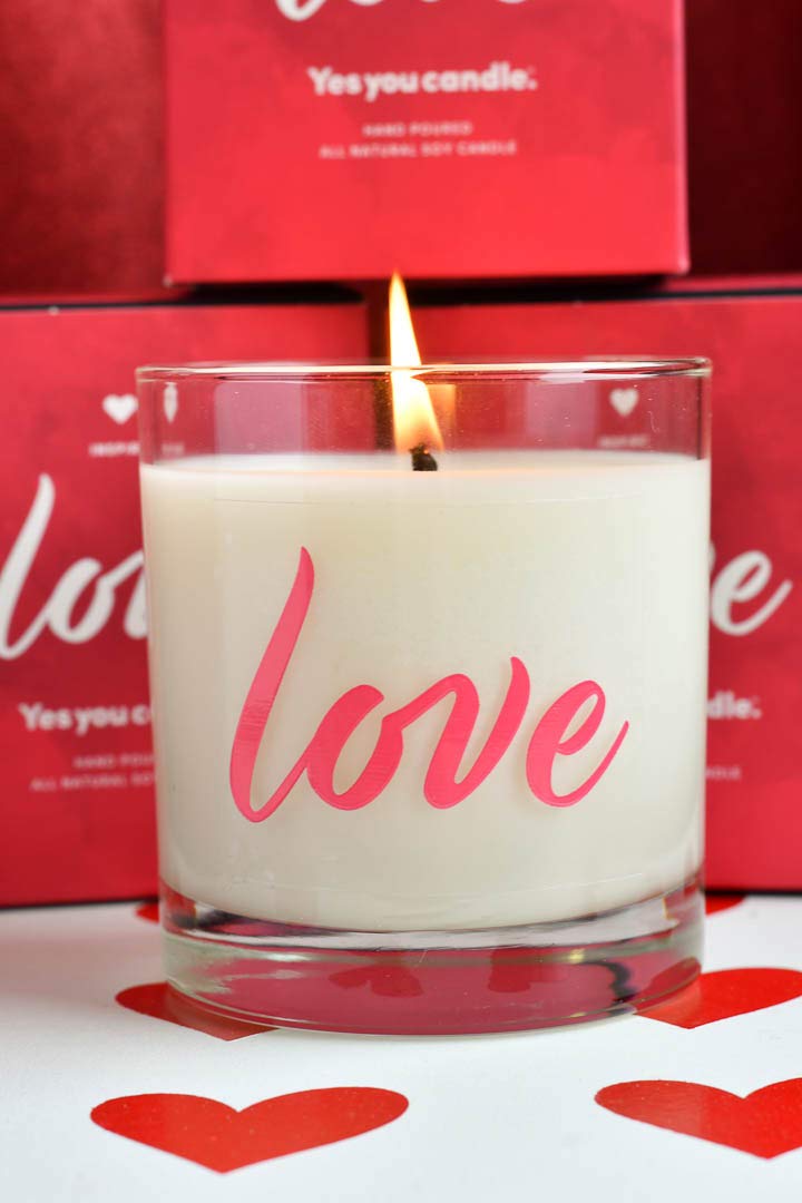 Hope, Inspirational 8oz Highly Scented Candle, Soy, Made in USA, Great Message, Pure Essential Oils, Holiday Gift, Aromatherapy, 100% Pure, Vanilla and Sandalwood