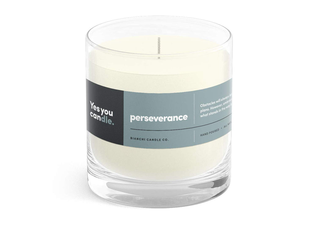 Hope, Inspirational 8oz Highly Scented Candle, Soy, Made in USA, Great Message, Pure Essential Oils, Holiday Gift, Aromatherapy, 100% Pure, Vanilla and Sandalwood