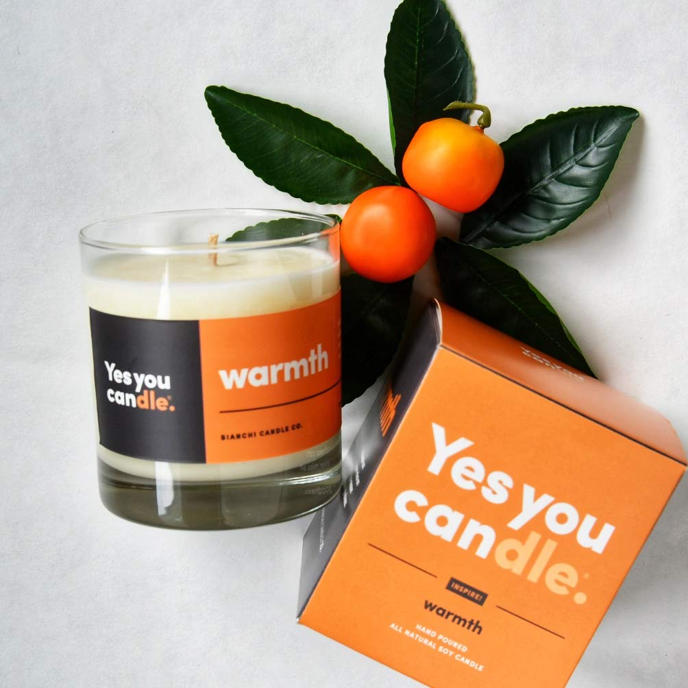 Hope, Inspirational 8oz Highly Scented Candle, Soy, Made in USA, Great Message, Pure Essential Oils, Holiday Gift, Aromatherapy, 100% Pure, Vanilla and Sandalwood