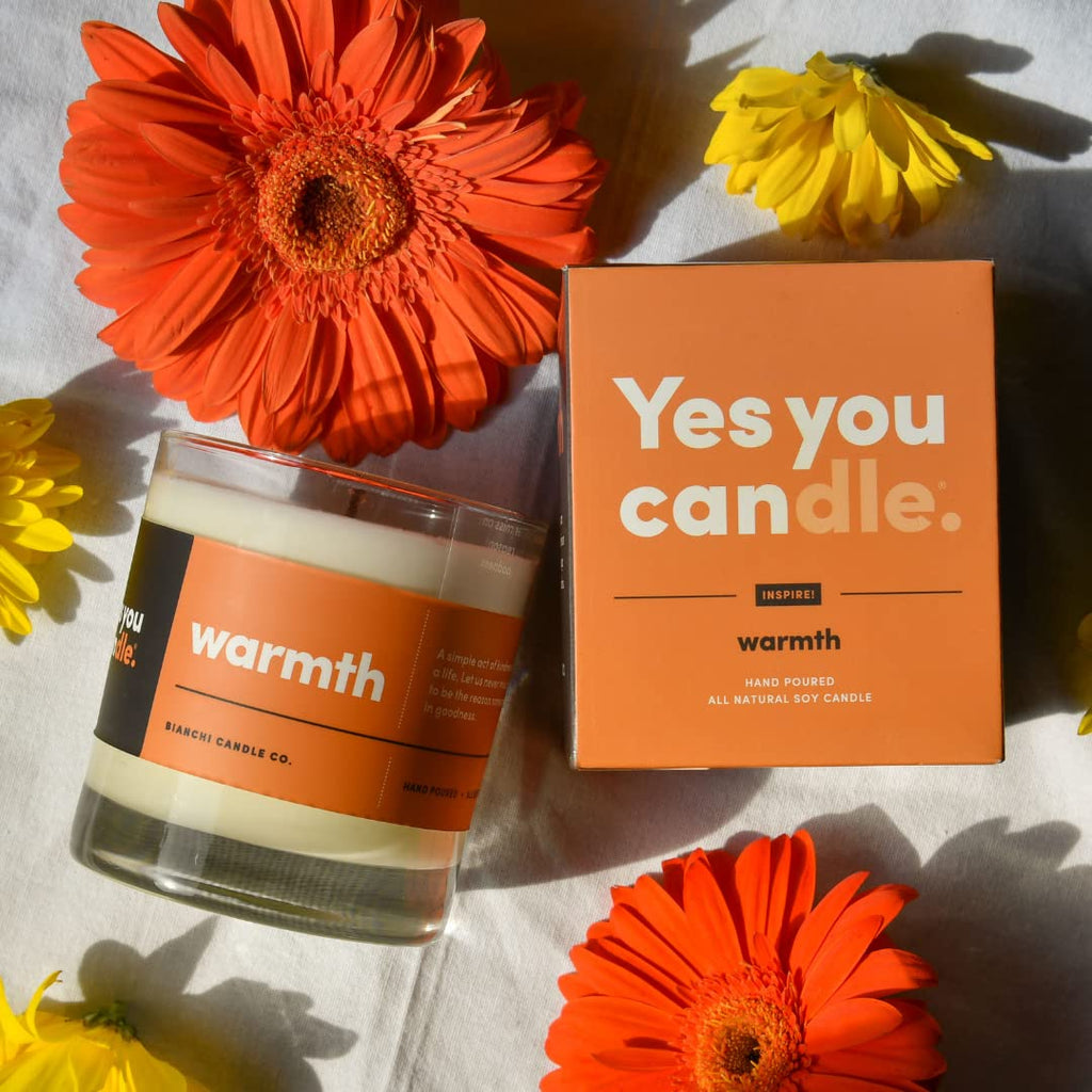 Hope, Inspirational 8oz Highly Scented Candle, Soy, Made in USA, Great Message, Pure Essential Oils, Holiday Gift, Aromatherapy, 100% Pure, Vanilla and Sandalwood