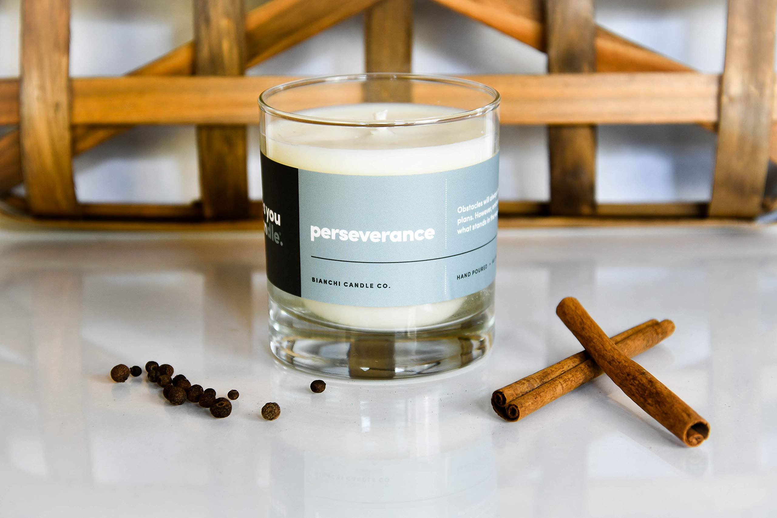 Hope, Inspirational 8oz Highly Scented Candle, Soy, Made in USA, Great Message, Pure Essential Oils, Holiday Gift, Aromatherapy, 100% Pure, Vanilla and Sandalwood