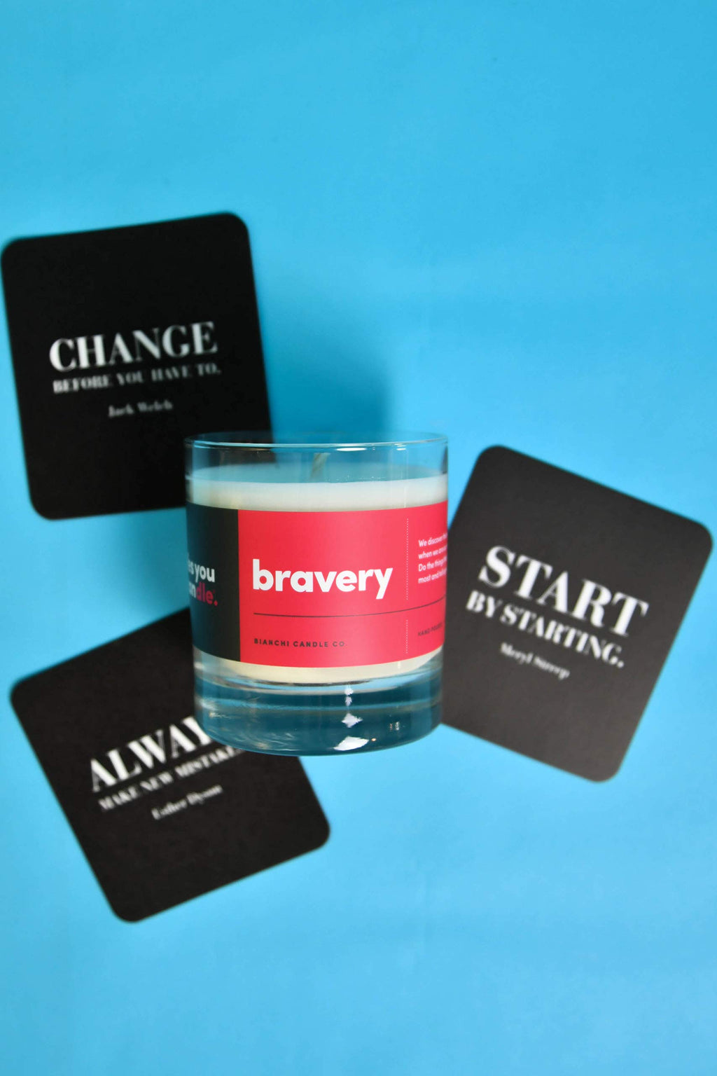 Hope, Inspirational 8oz Highly Scented Candle, Soy, Made in USA, Great Message, Pure Essential Oils, Holiday Gift, Aromatherapy, 100% Pure, Vanilla and Sandalwood