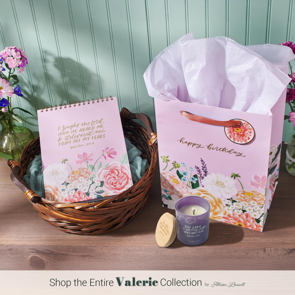 Christian Art Gifts Natural Soy Wax Inspirational Scripture Scented Candle: All Things for Good Bible Verse, Glass Jar, Bamboo Lid, Pure Essential Oils, Lead-Free Cotton Wick, Calming Breeze Scent