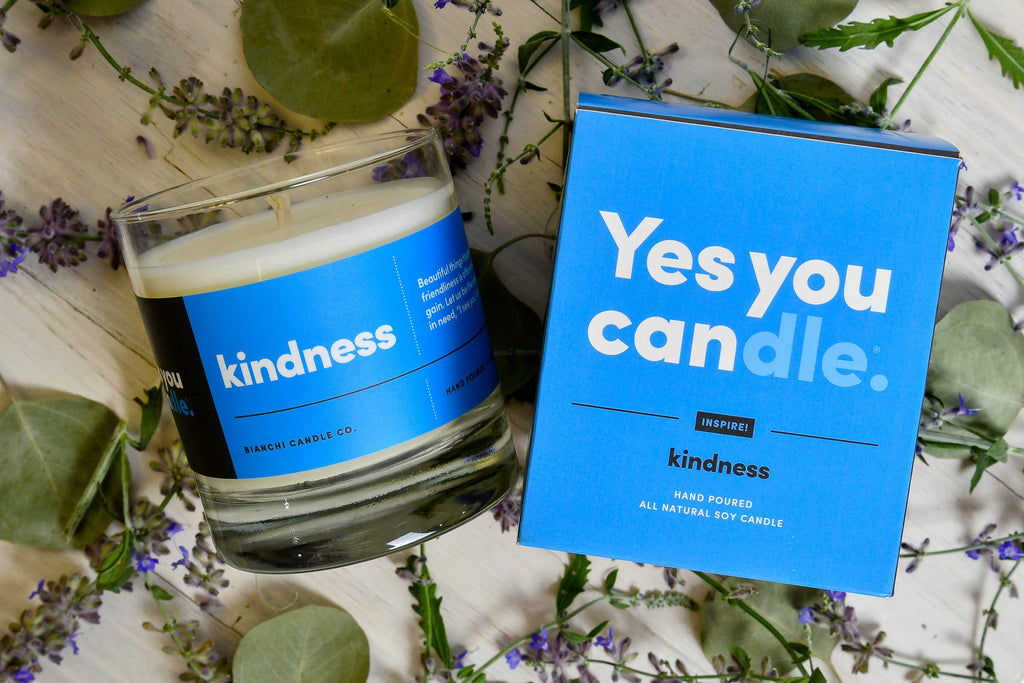 Hope, Inspirational 8oz Highly Scented Candle, Soy, Made in USA, Great Message, Pure Essential Oils, Holiday Gift, Aromatherapy, 100% Pure, Vanilla and Sandalwood