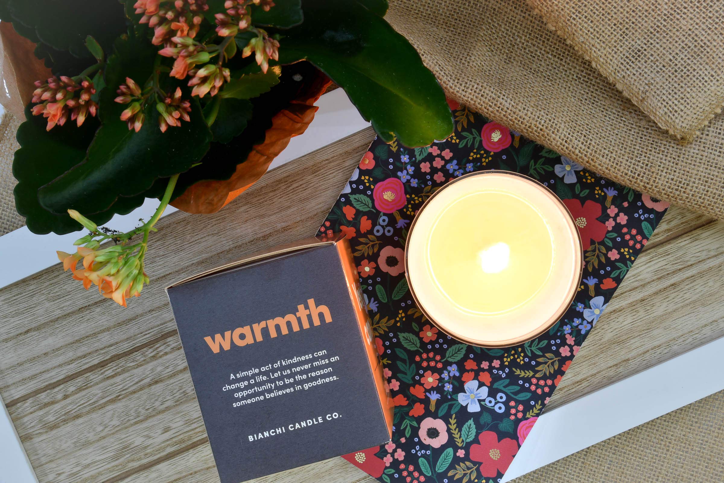 Hope, Inspirational 8oz Highly Scented Candle, Soy, Made in USA, Great Message, Pure Essential Oils, Holiday Gift, Aromatherapy, 100% Pure, Vanilla and Sandalwood