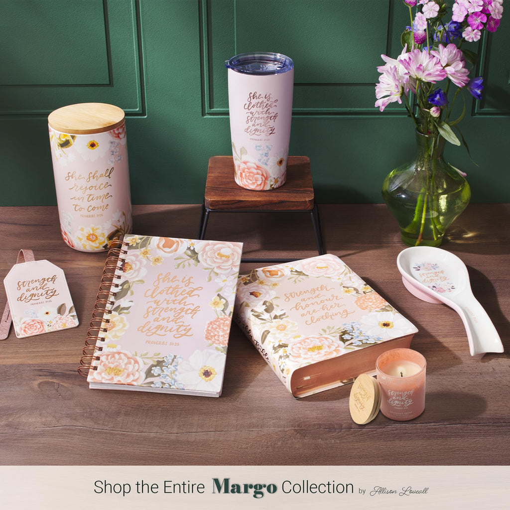 Christian Art Gifts Natural Soy Wax Inspirational Scripture Scented Candle: All Things for Good Bible Verse, Glass Jar, Bamboo Lid, Pure Essential Oils, Lead-Free Cotton Wick, Calming Breeze Scent